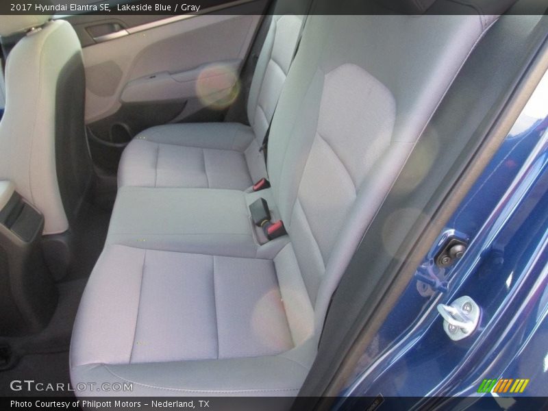 Lakeside Blue / Gray 2017 Hyundai Elantra SE