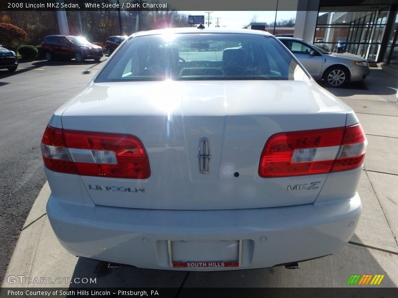 White Suede / Dark Charcoal 2008 Lincoln MKZ Sedan