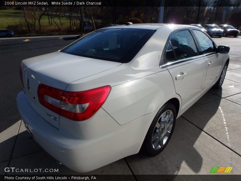 White Suede / Dark Charcoal 2008 Lincoln MKZ Sedan
