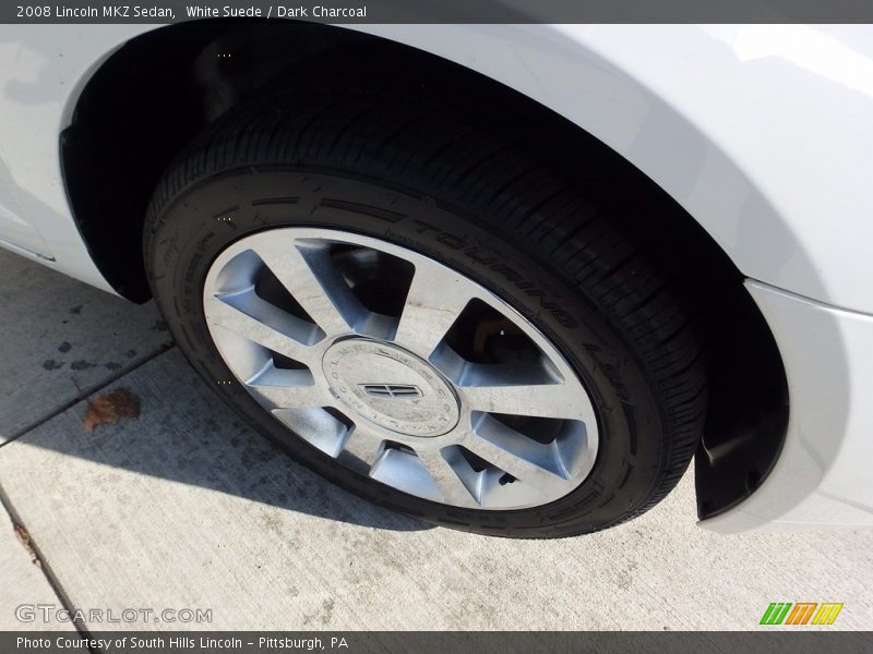 White Suede / Dark Charcoal 2008 Lincoln MKZ Sedan