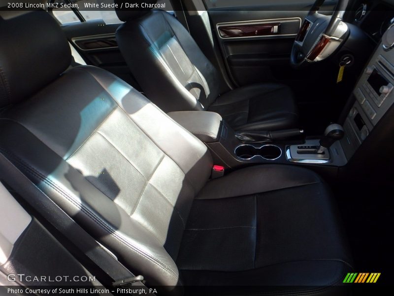 White Suede / Dark Charcoal 2008 Lincoln MKZ Sedan