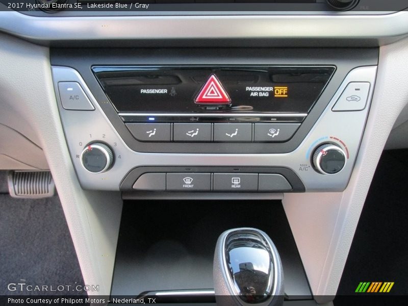 Lakeside Blue / Gray 2017 Hyundai Elantra SE
