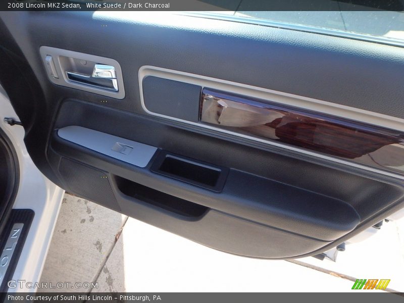 White Suede / Dark Charcoal 2008 Lincoln MKZ Sedan