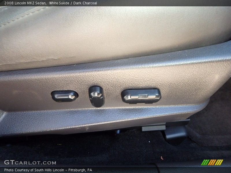 White Suede / Dark Charcoal 2008 Lincoln MKZ Sedan