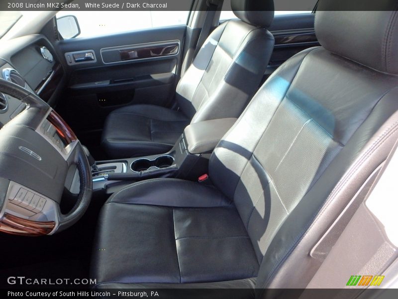 White Suede / Dark Charcoal 2008 Lincoln MKZ Sedan