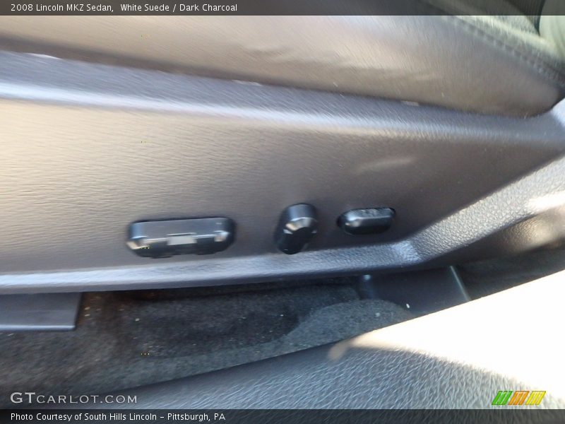 White Suede / Dark Charcoal 2008 Lincoln MKZ Sedan
