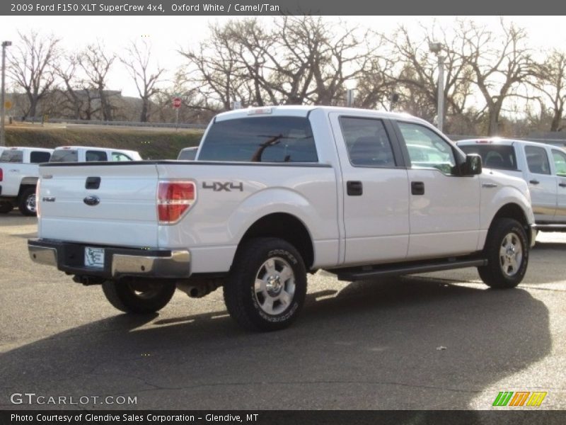 Oxford White / Camel/Tan 2009 Ford F150 XLT SuperCrew 4x4