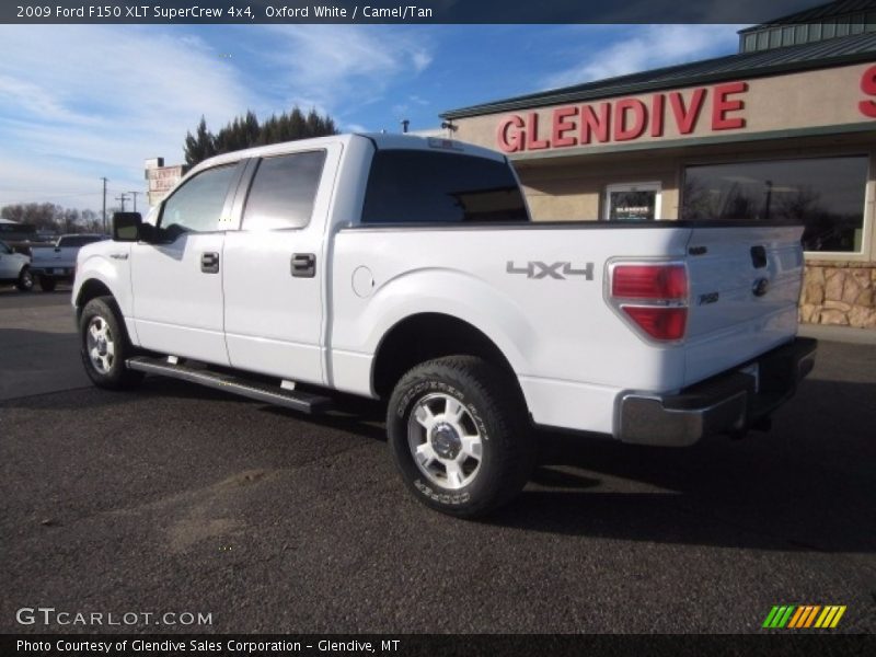 Oxford White / Camel/Tan 2009 Ford F150 XLT SuperCrew 4x4