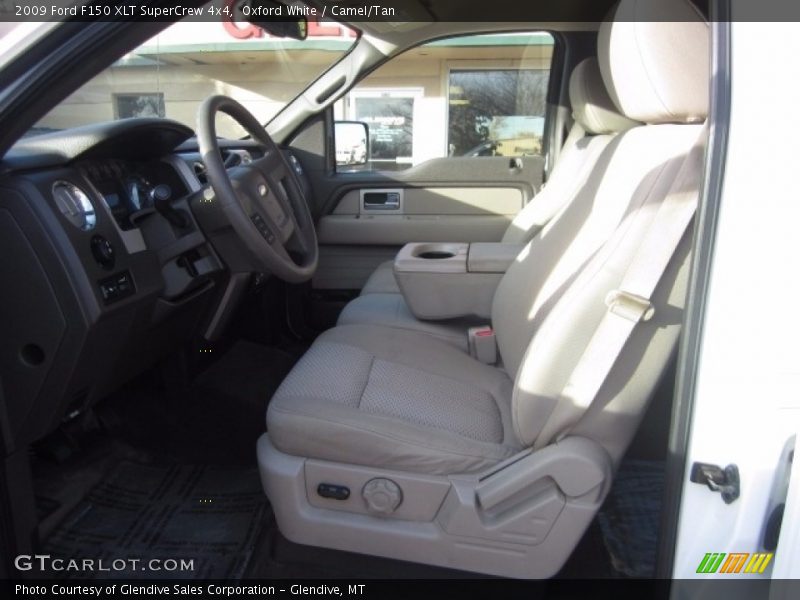 Oxford White / Camel/Tan 2009 Ford F150 XLT SuperCrew 4x4