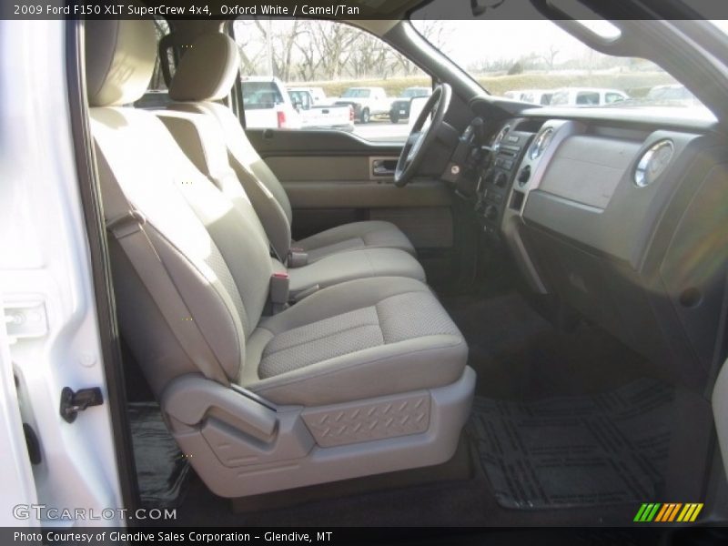 Oxford White / Camel/Tan 2009 Ford F150 XLT SuperCrew 4x4