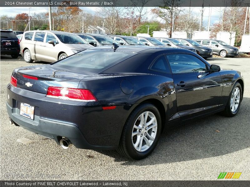 Blue Ray Metallic / Black 2014 Chevrolet Camaro LS Coupe