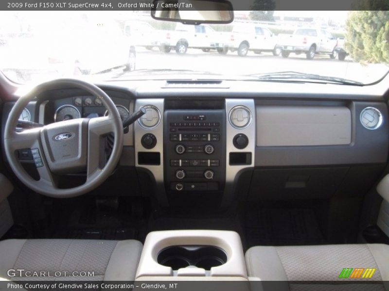 Oxford White / Camel/Tan 2009 Ford F150 XLT SuperCrew 4x4