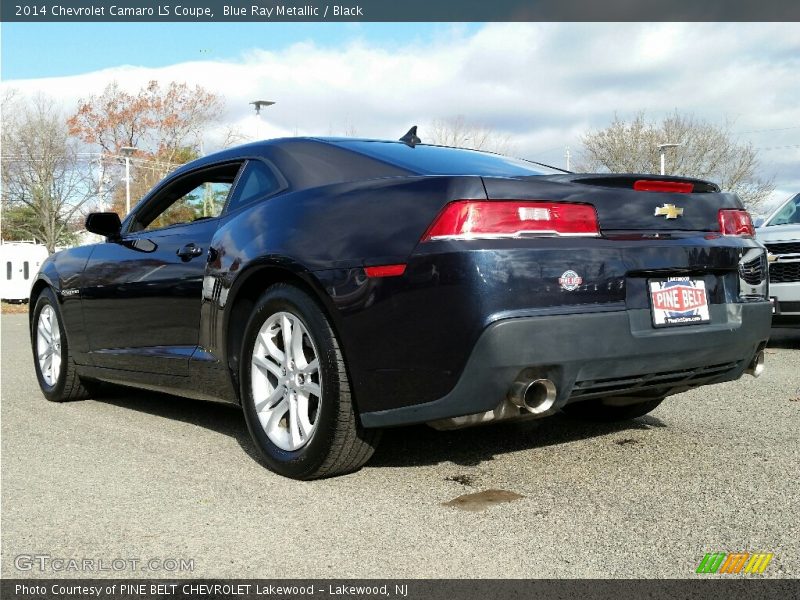 Blue Ray Metallic / Black 2014 Chevrolet Camaro LS Coupe