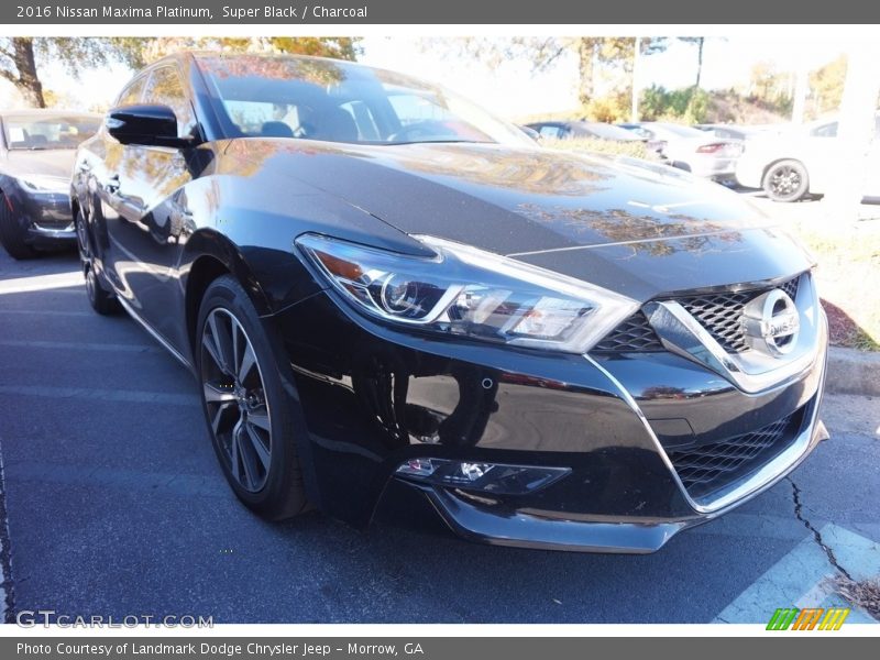 Super Black / Charcoal 2016 Nissan Maxima Platinum