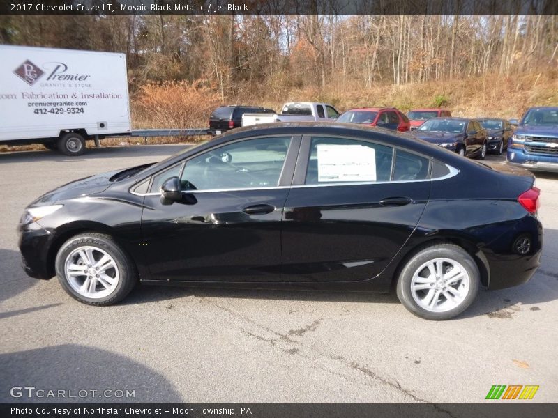 Mosaic Black Metallic / Jet Black 2017 Chevrolet Cruze LT