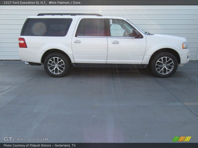 White Platinum / Dune 2017 Ford Expedition EL XLT