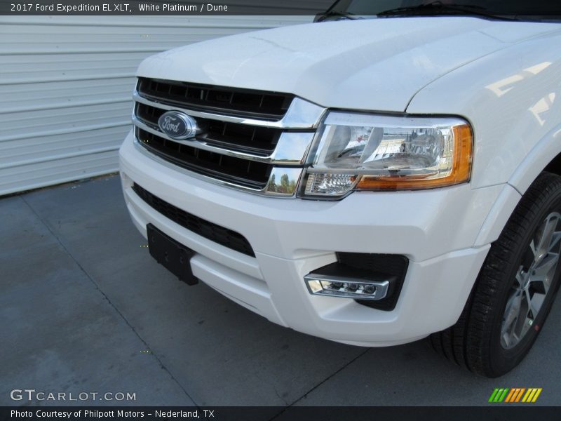 White Platinum / Dune 2017 Ford Expedition EL XLT