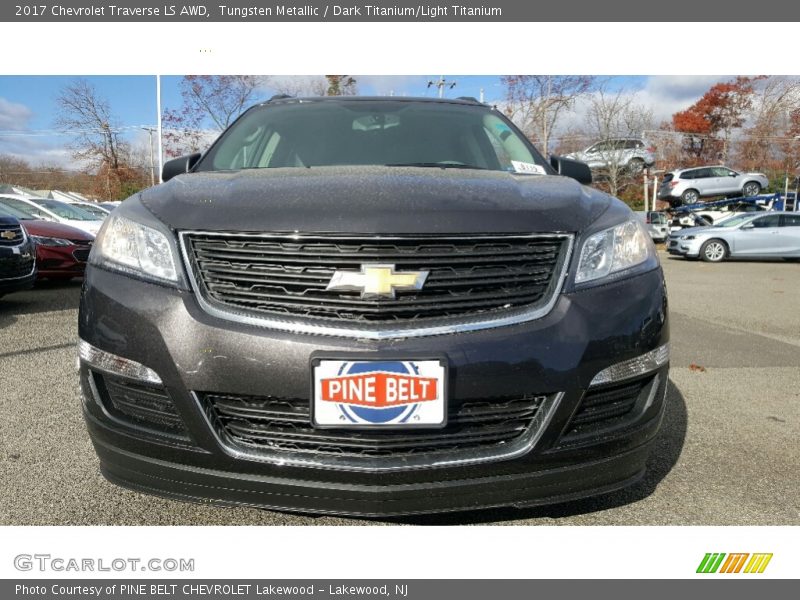 Tungsten Metallic / Dark Titanium/Light Titanium 2017 Chevrolet Traverse LS AWD