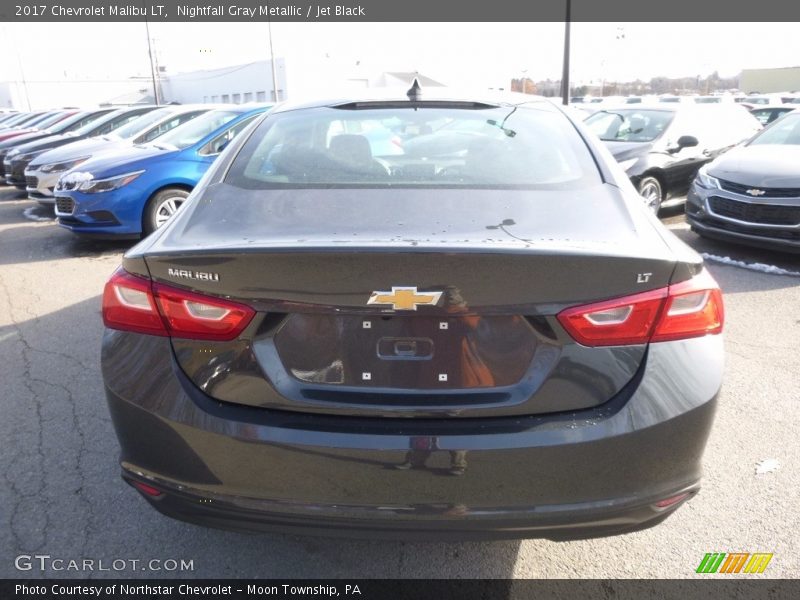 Nightfall Gray Metallic / Jet Black 2017 Chevrolet Malibu LT
