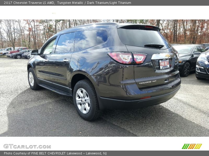 Tungsten Metallic / Dark Titanium/Light Titanium 2017 Chevrolet Traverse LS AWD