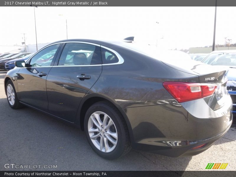 Nightfall Gray Metallic / Jet Black 2017 Chevrolet Malibu LT