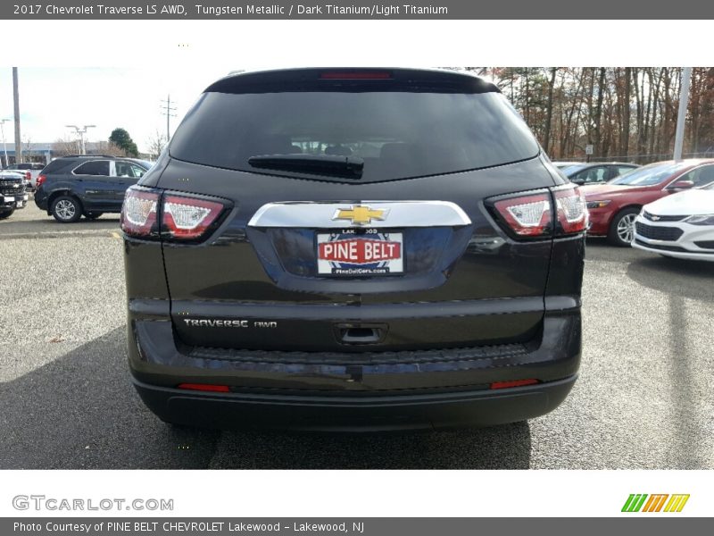 Tungsten Metallic / Dark Titanium/Light Titanium 2017 Chevrolet Traverse LS AWD