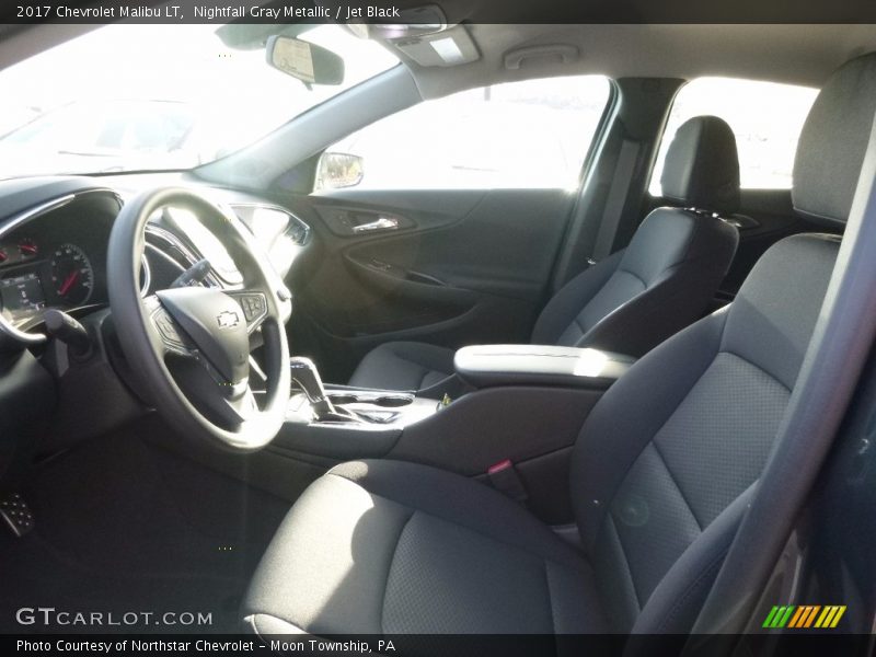 Nightfall Gray Metallic / Jet Black 2017 Chevrolet Malibu LT
