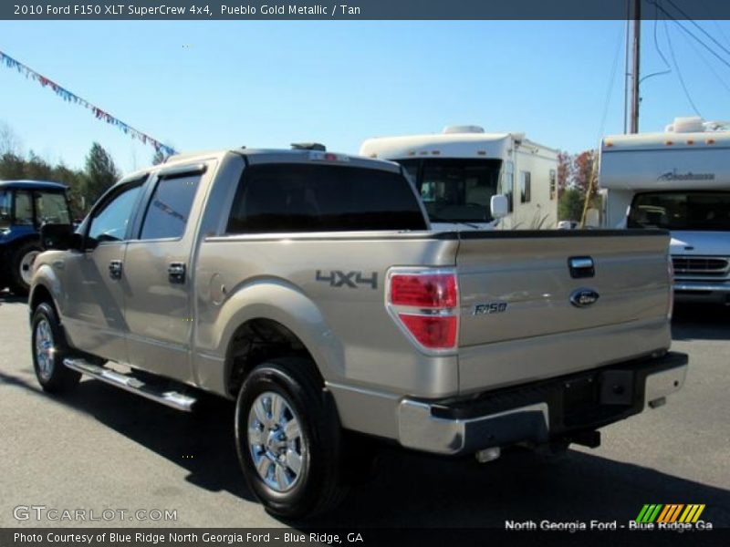 Pueblo Gold Metallic / Tan 2010 Ford F150 XLT SuperCrew 4x4