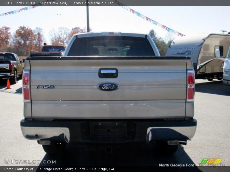 Pueblo Gold Metallic / Tan 2010 Ford F150 XLT SuperCrew 4x4