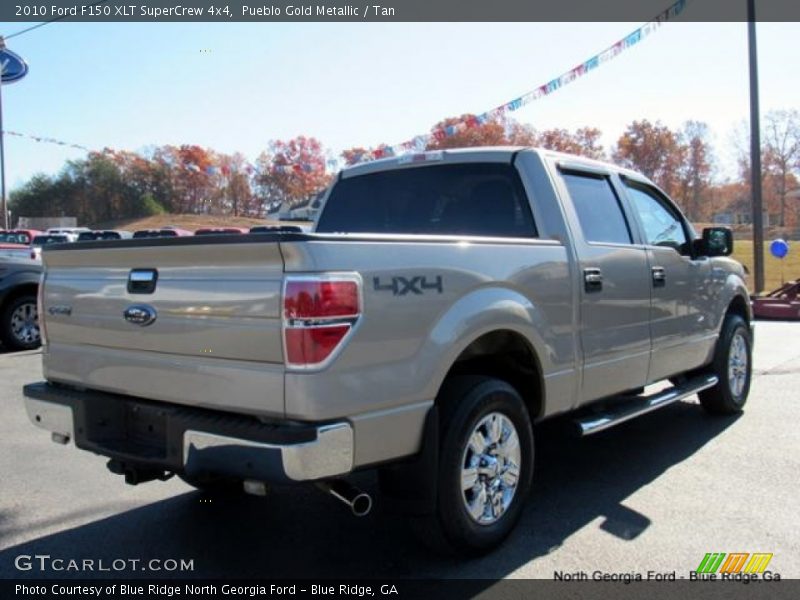 Pueblo Gold Metallic / Tan 2010 Ford F150 XLT SuperCrew 4x4
