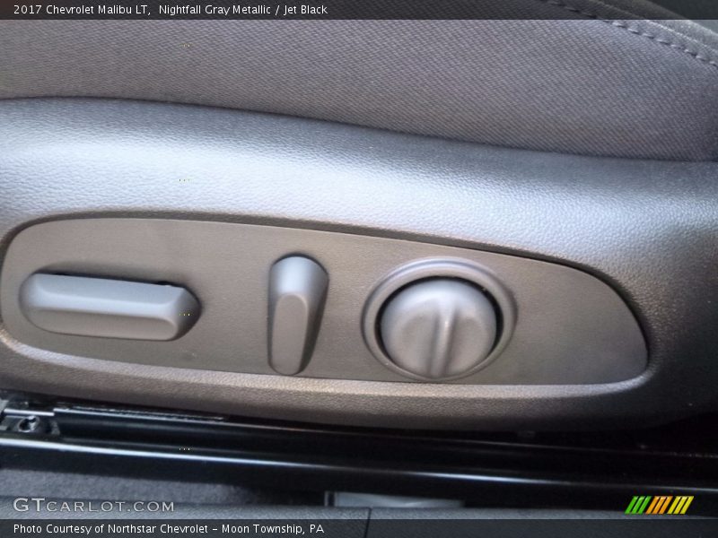 Nightfall Gray Metallic / Jet Black 2017 Chevrolet Malibu LT