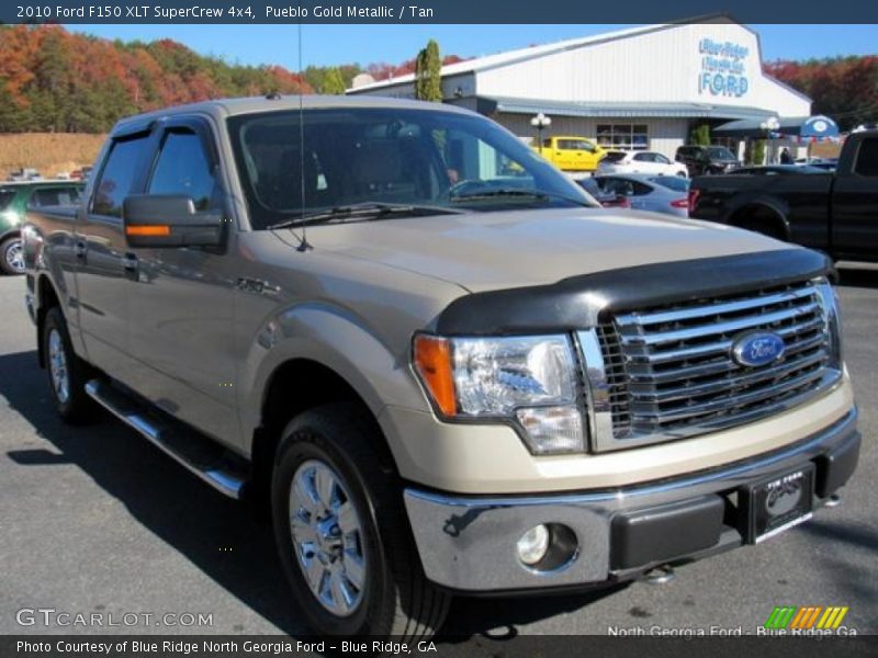 Pueblo Gold Metallic / Tan 2010 Ford F150 XLT SuperCrew 4x4