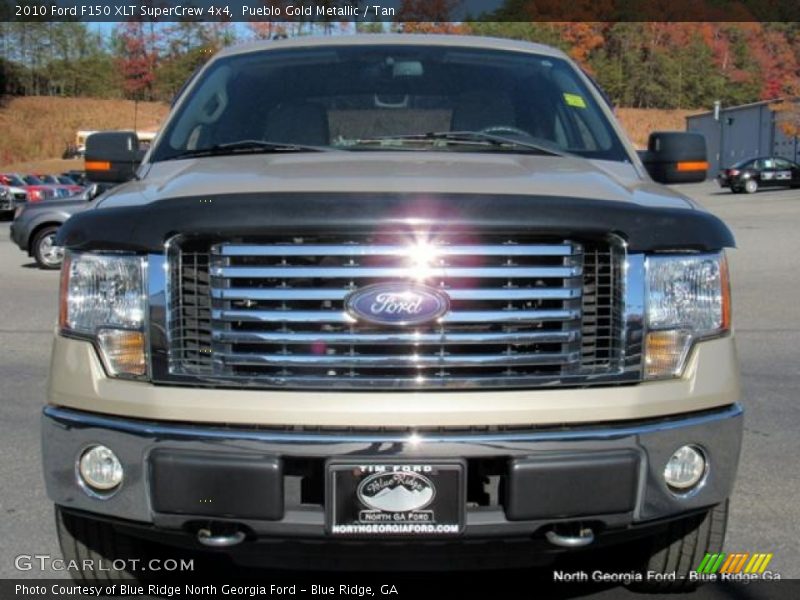 Pueblo Gold Metallic / Tan 2010 Ford F150 XLT SuperCrew 4x4