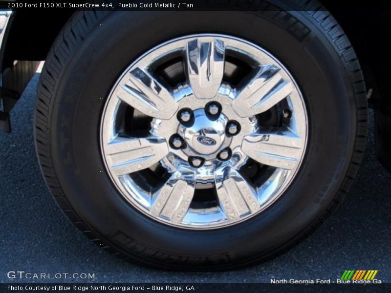 Pueblo Gold Metallic / Tan 2010 Ford F150 XLT SuperCrew 4x4