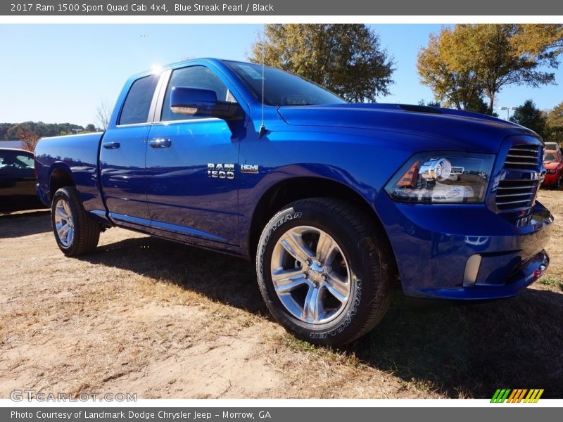 Front 3/4 View of 2017 1500 Sport Quad Cab 4x4