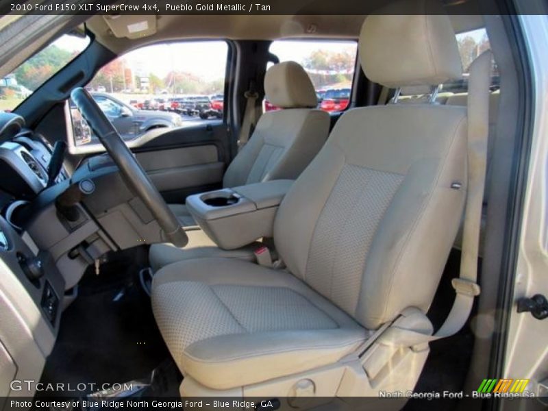 Pueblo Gold Metallic / Tan 2010 Ford F150 XLT SuperCrew 4x4