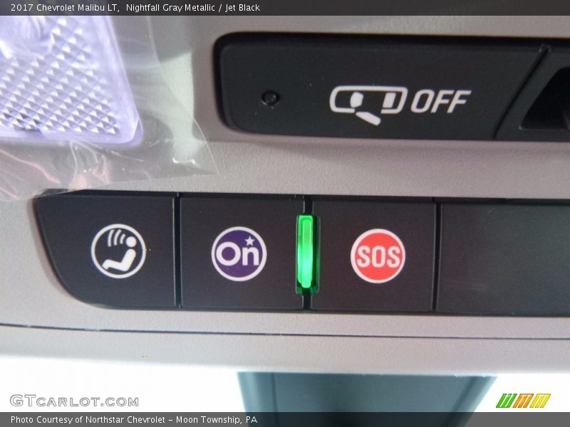 Nightfall Gray Metallic / Jet Black 2017 Chevrolet Malibu LT