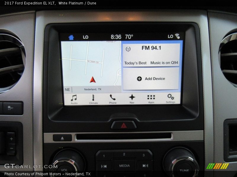 Navigation of 2017 Expedition EL XLT