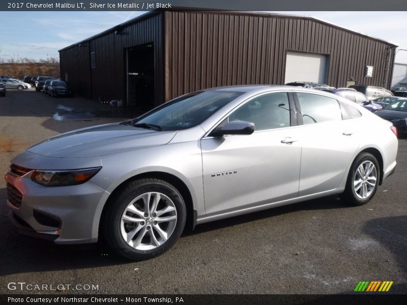 Silver Ice Metallic / Jet Black 2017 Chevrolet Malibu LT