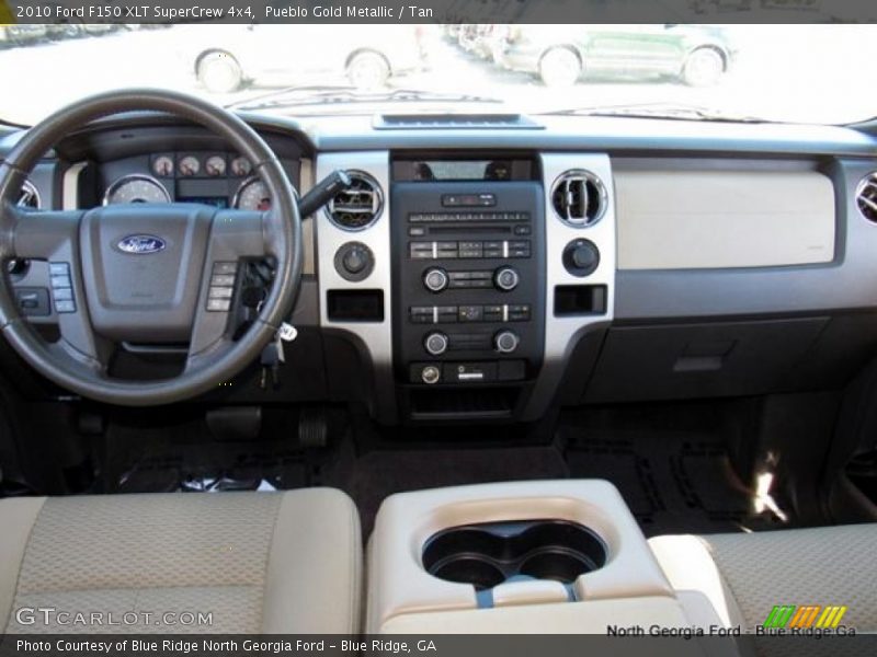 Pueblo Gold Metallic / Tan 2010 Ford F150 XLT SuperCrew 4x4