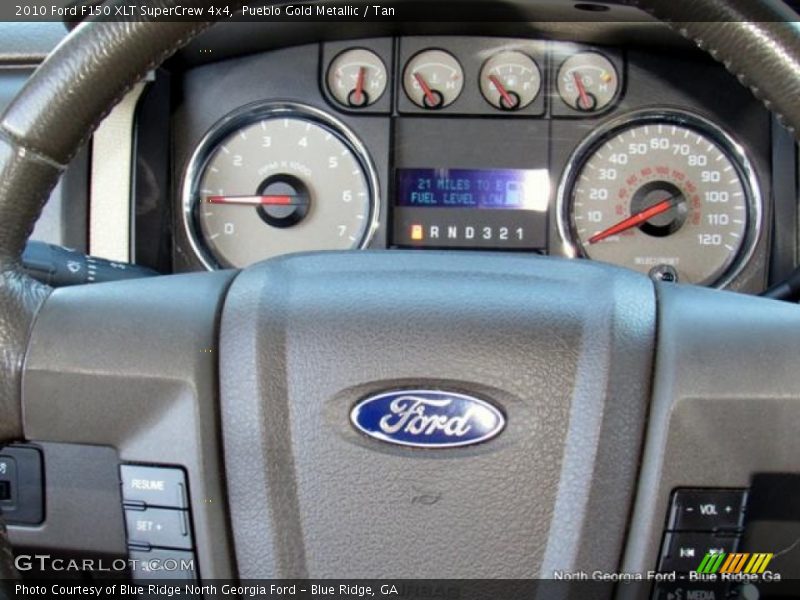 Pueblo Gold Metallic / Tan 2010 Ford F150 XLT SuperCrew 4x4