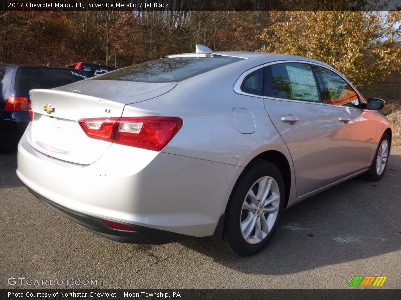 Silver Ice Metallic / Jet Black 2017 Chevrolet Malibu LT