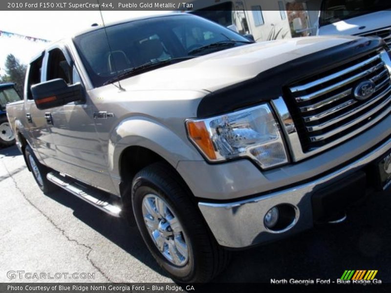 Pueblo Gold Metallic / Tan 2010 Ford F150 XLT SuperCrew 4x4