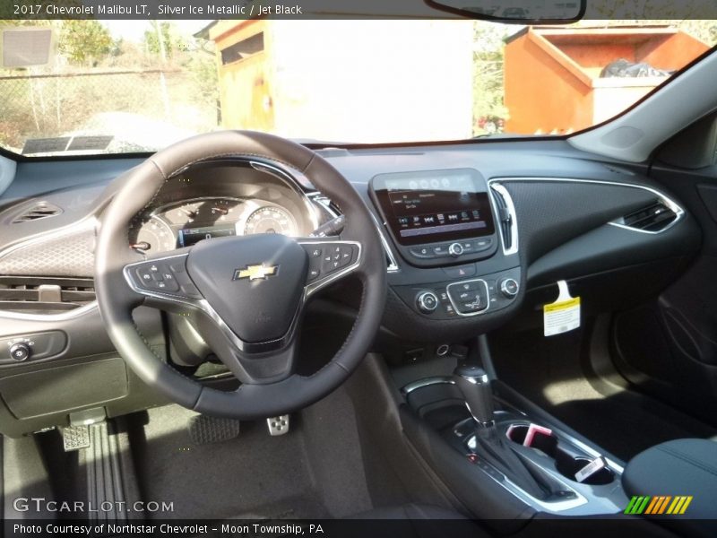 Silver Ice Metallic / Jet Black 2017 Chevrolet Malibu LT