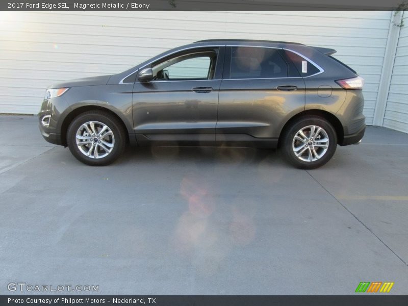 Magnetic Metallic / Ebony 2017 Ford Edge SEL