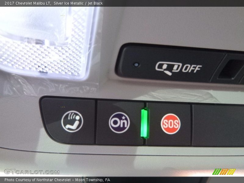 Silver Ice Metallic / Jet Black 2017 Chevrolet Malibu LT