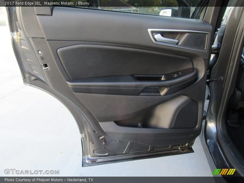 Magnetic Metallic / Ebony 2017 Ford Edge SEL