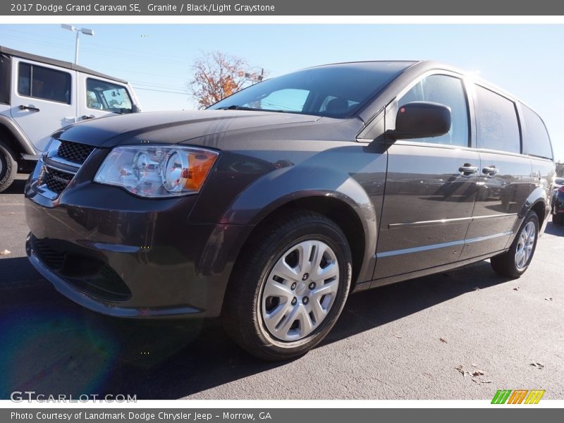 Granite / Black/Light Graystone 2017 Dodge Grand Caravan SE