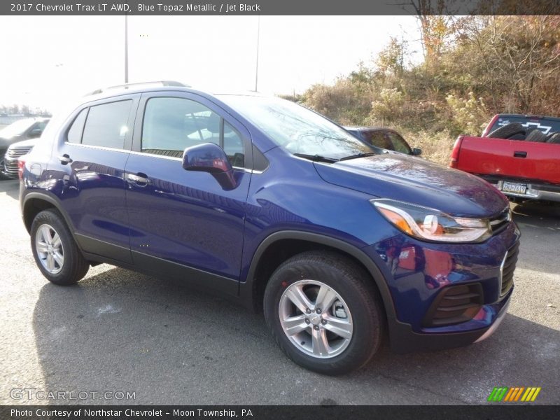 Blue Topaz Metallic / Jet Black 2017 Chevrolet Trax LT AWD