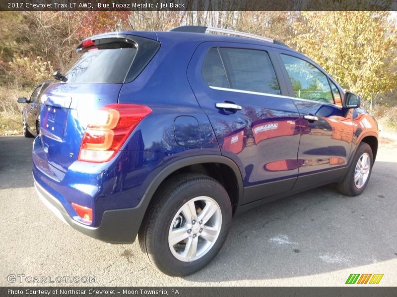 Blue Topaz Metallic / Jet Black 2017 Chevrolet Trax LT AWD